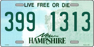 NH license plate 3991313