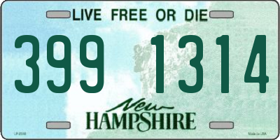 NH license plate 3991314