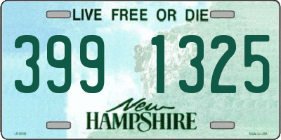 NH license plate 3991325