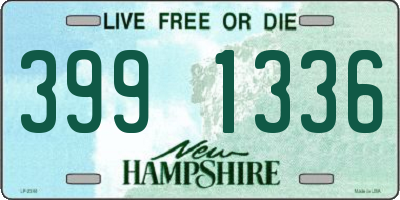 NH license plate 3991336