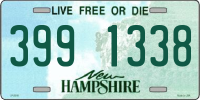 NH license plate 3991338