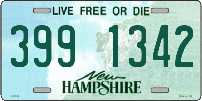 NH license plate 3991342