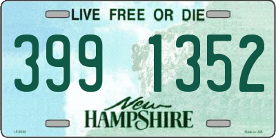 NH license plate 3991352