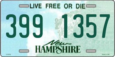 NH license plate 3991357