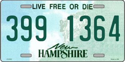 NH license plate 3991364