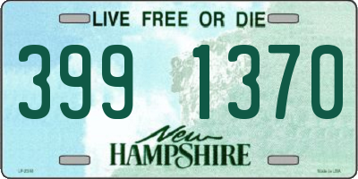 NH license plate 3991370