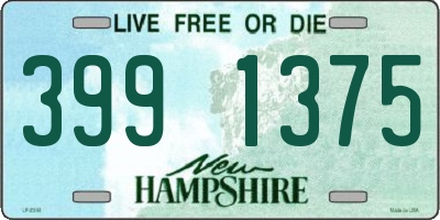 NH license plate 3991375