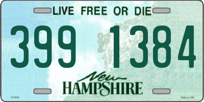 NH license plate 3991384