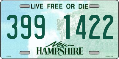 NH license plate 3991422