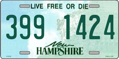 NH license plate 3991424