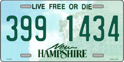 NH license plate 3991434