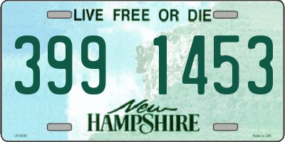 NH license plate 3991453