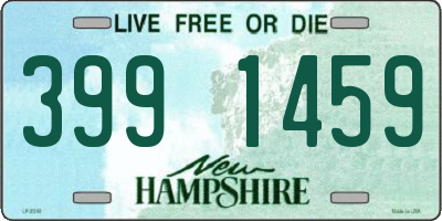 NH license plate 3991459