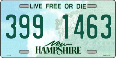 NH license plate 3991463