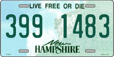 NH license plate 3991483