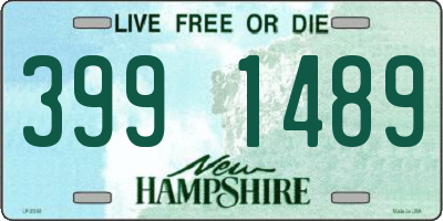 NH license plate 3991489