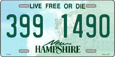 NH license plate 3991490