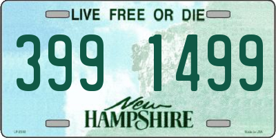 NH license plate 3991499