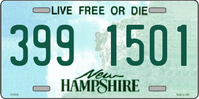 NH license plate 3991501