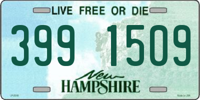 NH license plate 3991509