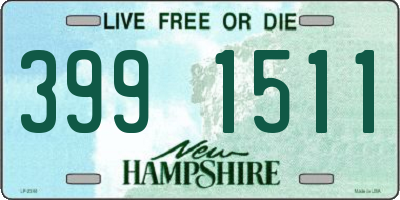 NH license plate 3991511