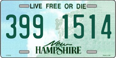 NH license plate 3991514