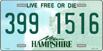 NH license plate 3991516