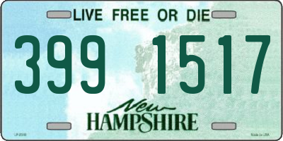 NH license plate 3991517