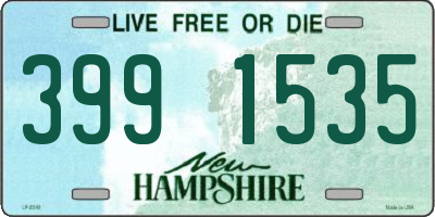 NH license plate 3991535