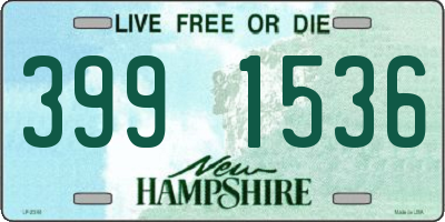 NH license plate 3991536