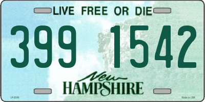 NH license plate 3991542