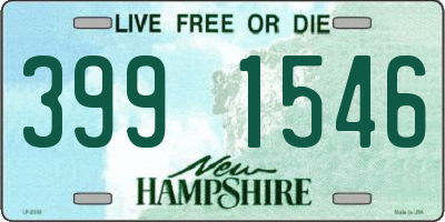 NH license plate 3991546