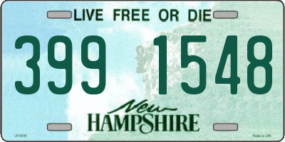 NH license plate 3991548