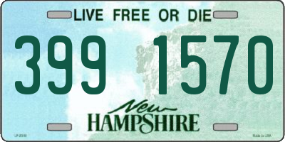 NH license plate 3991570