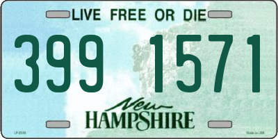 NH license plate 3991571