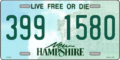 NH license plate 3991580