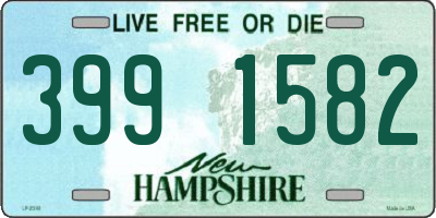 NH license plate 3991582