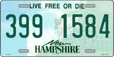 NH license plate 3991584