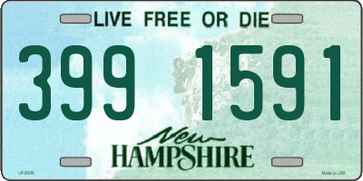 NH license plate 3991591