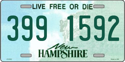 NH license plate 3991592