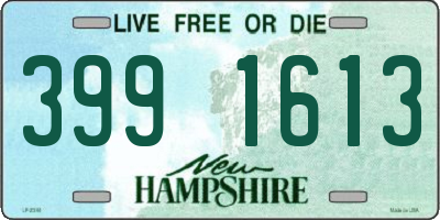 NH license plate 3991613