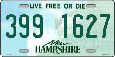 NH license plate 3991627