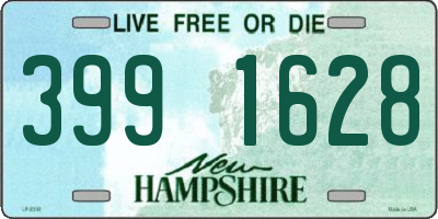 NH license plate 3991628