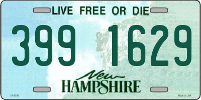 NH license plate 3991629