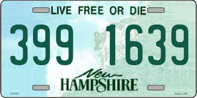 NH license plate 3991639