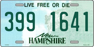 NH license plate 3991641