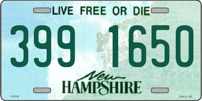 NH license plate 3991650