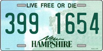 NH license plate 3991654