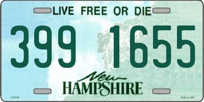 NH license plate 3991655