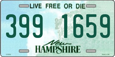 NH license plate 3991659